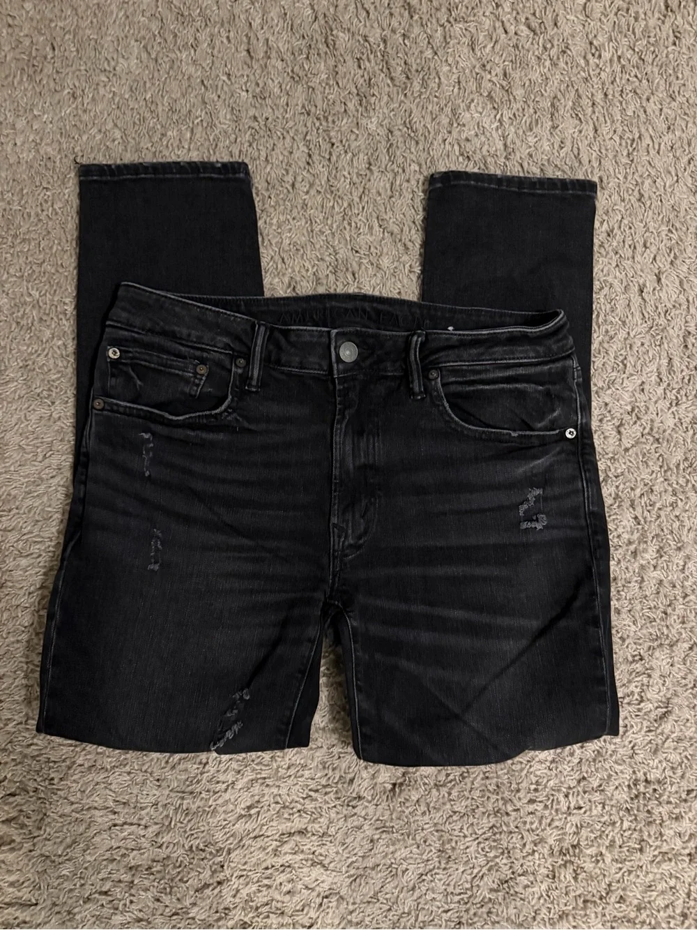 American Eagle Outfitters Black AirFlex+ Jeans